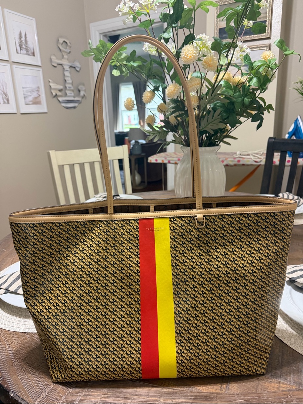 Tory Burch Racer Tote - Picture 3 of 4
